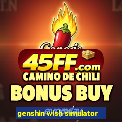 genshin wish simulator